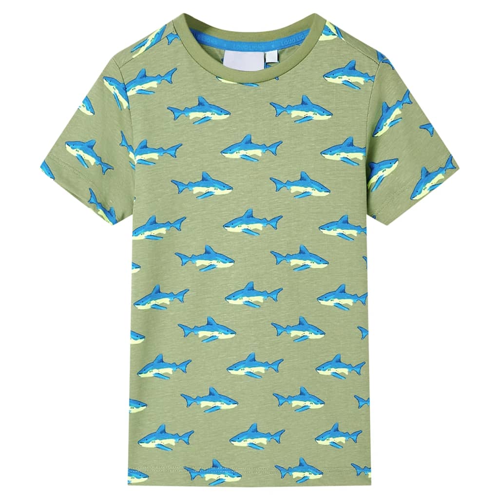 Vidaxl kindershirt 140 lichtkakikleurig