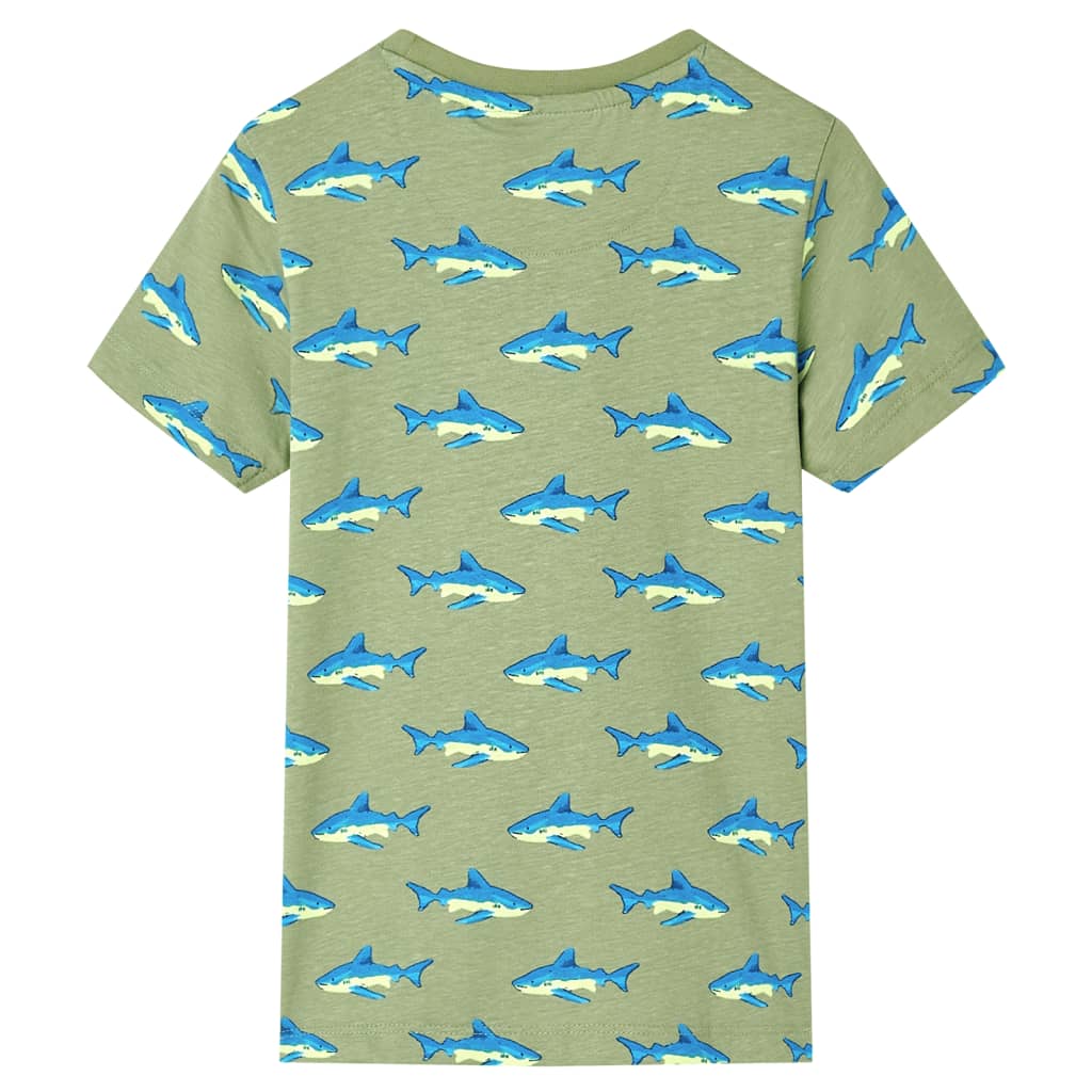 Vidaxl kindershirt 140 lichtkakikleurig