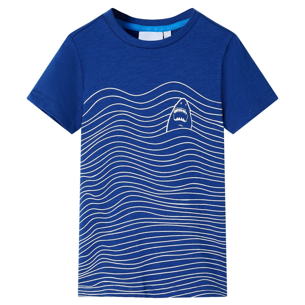 Vidaxl kindershirt 140 donkerblauw