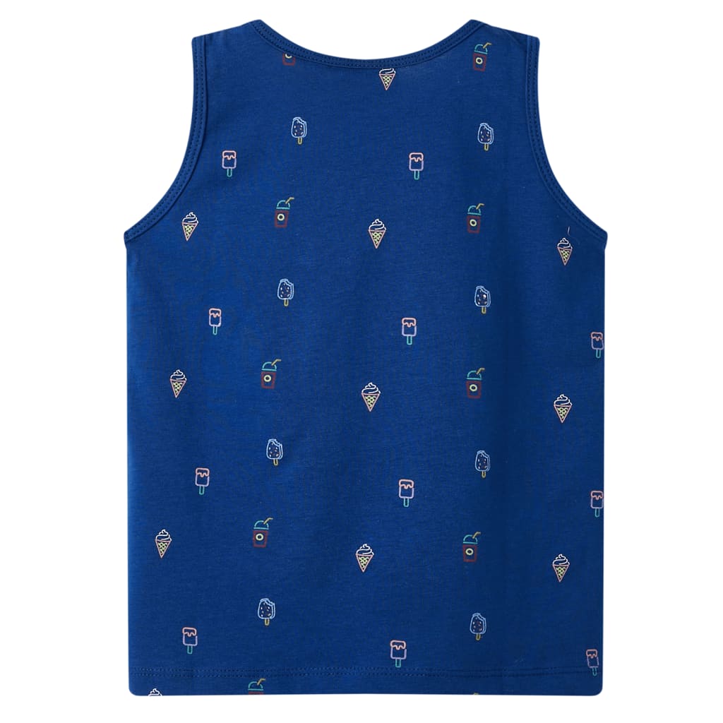 Vidaxl kindertopje 128 donkerblauw