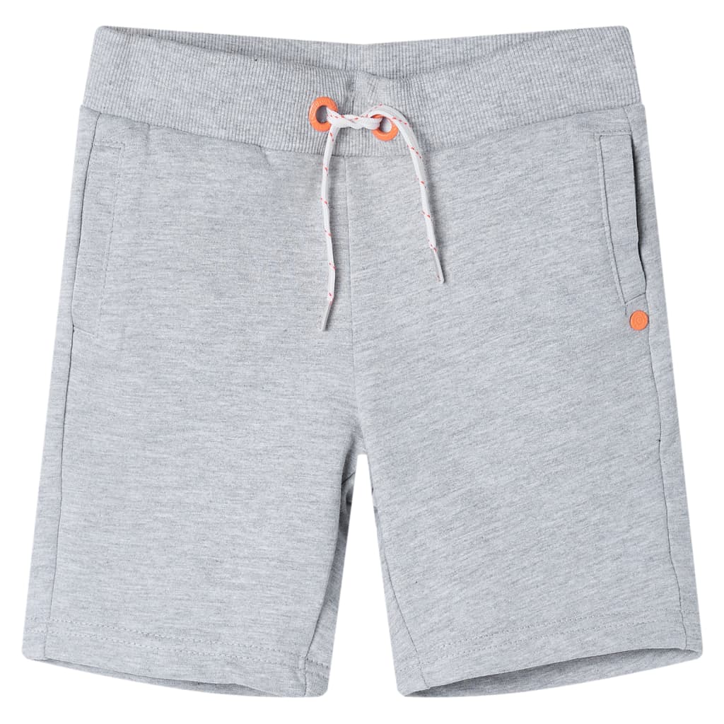 VidaXL Kindershort met trekkoord 92 grijs