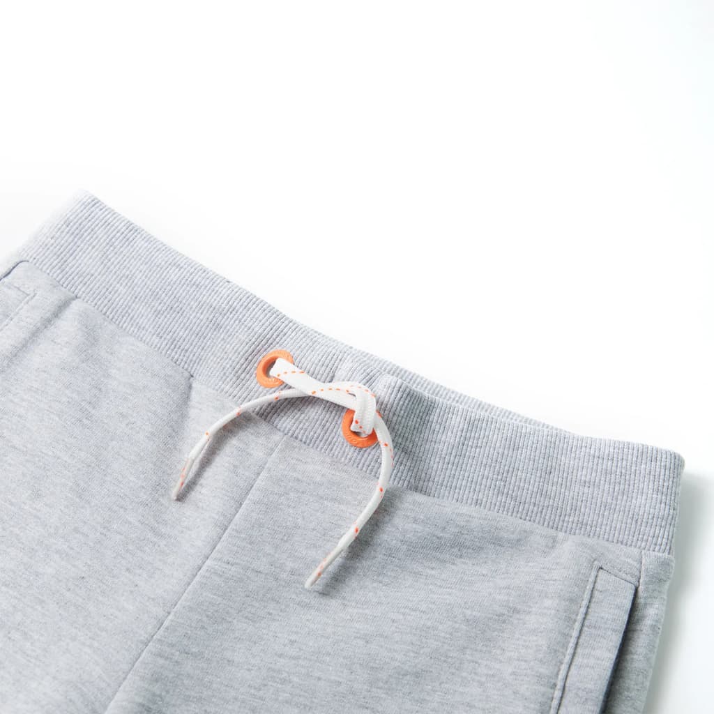 VidaXL Kindershort met trekkoord 104 grijs