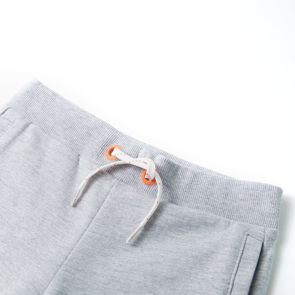 VidaXL Kindershort met trekkoord 116 grijs