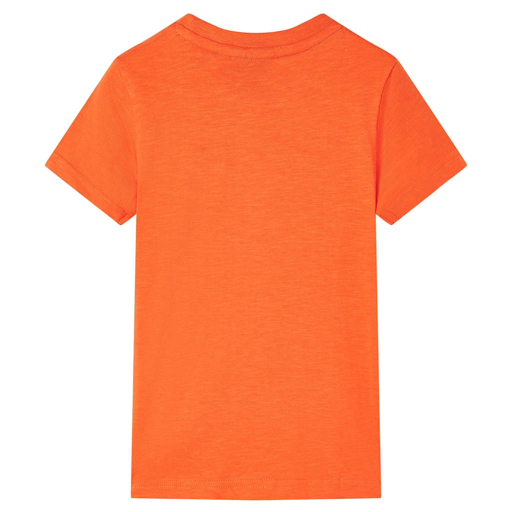 Vidaxl kindershirt 128 donkeroranje