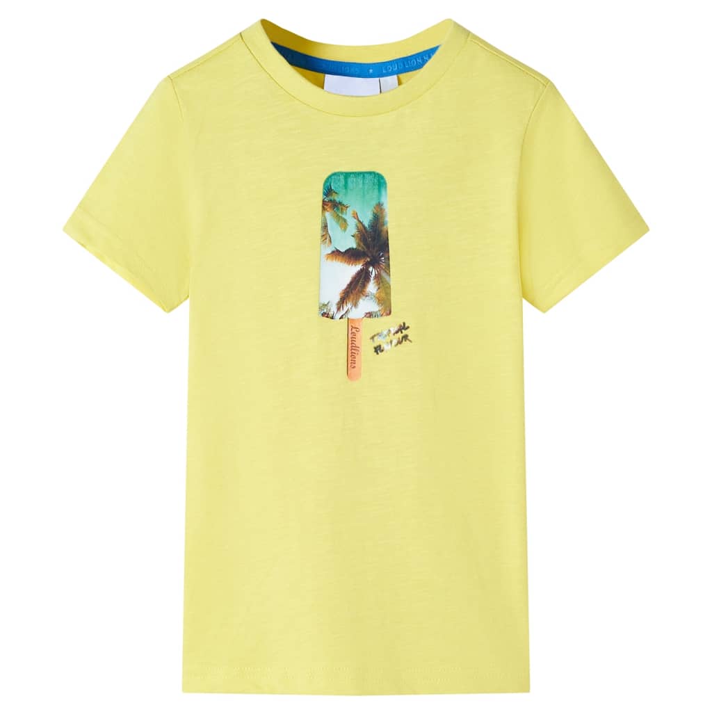 Vidaxl kindershirt 128 geel