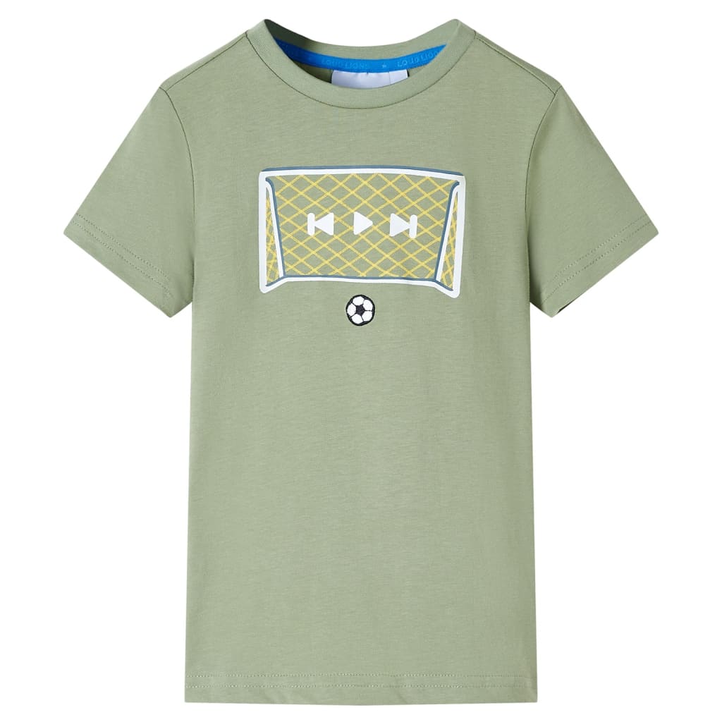 Vidaxl kindershirt 140 lichtkakikleurig