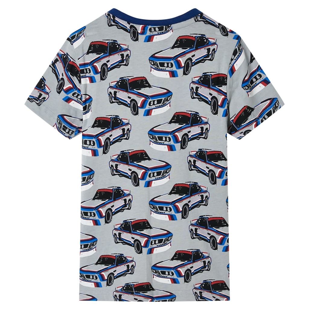 Vidaxl kinderpyjama met korte mouwen 116 grijs