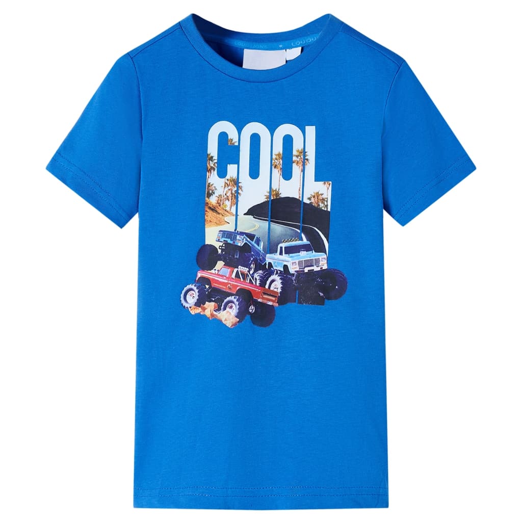 Vidaxl kindershirt 128 blauw