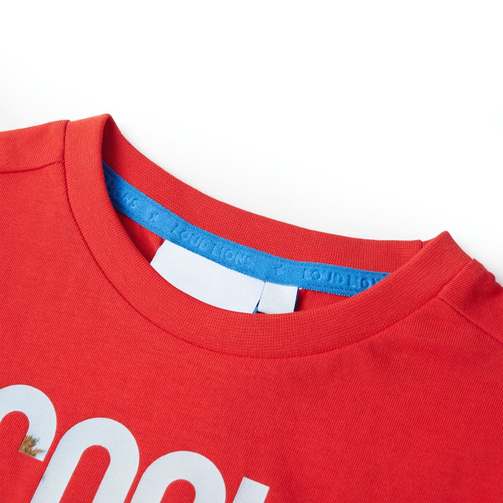 Vidaxl kindershirt 140 rood