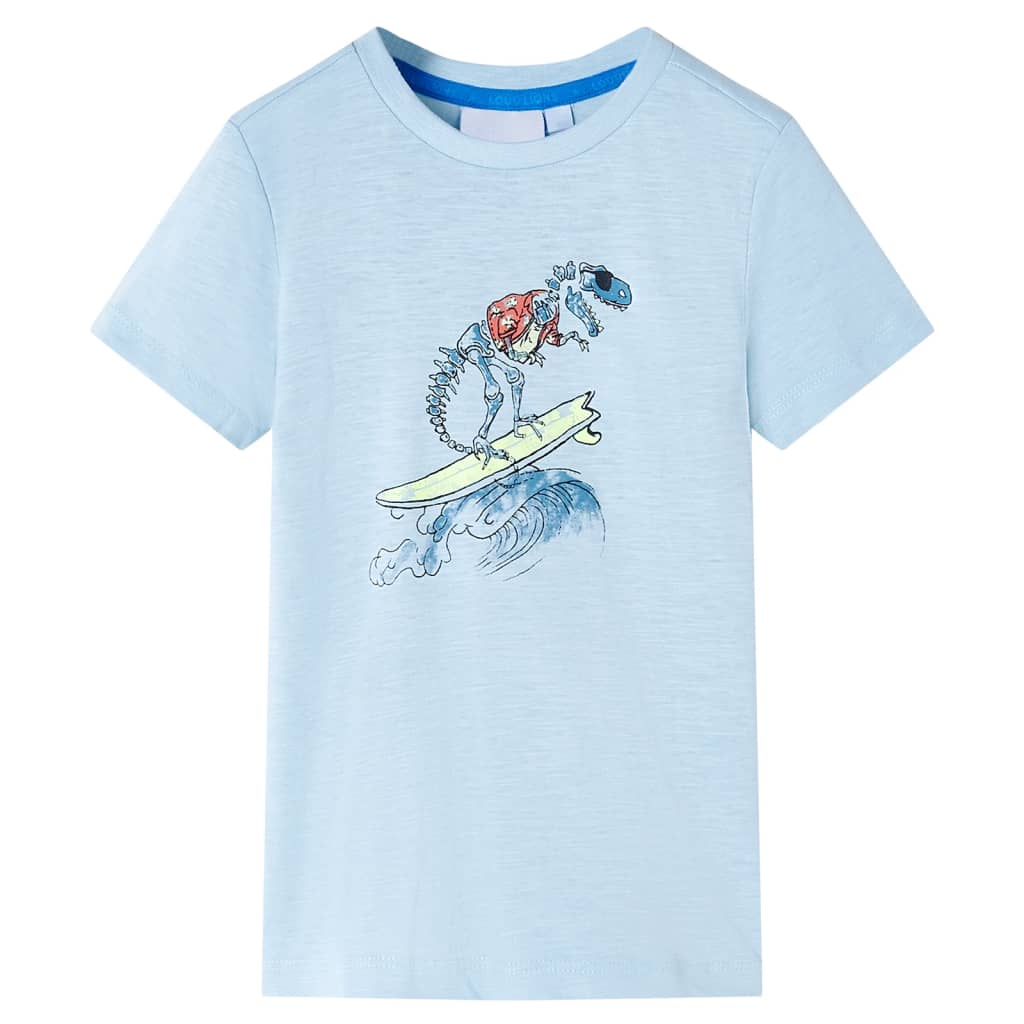Vidaxl kindershirt 140 lichtblauw