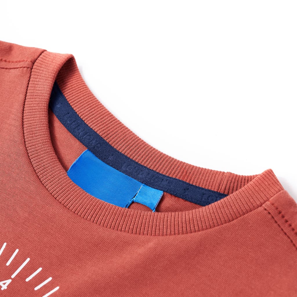 Vidaxl kindershirt met lange mouwen 104 hennakleurig
