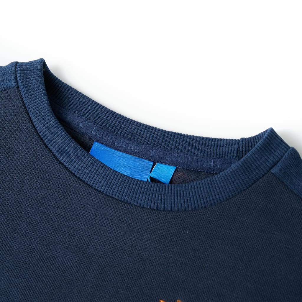 Vidaxl kindertrui 92 gemêleerd marineblauw