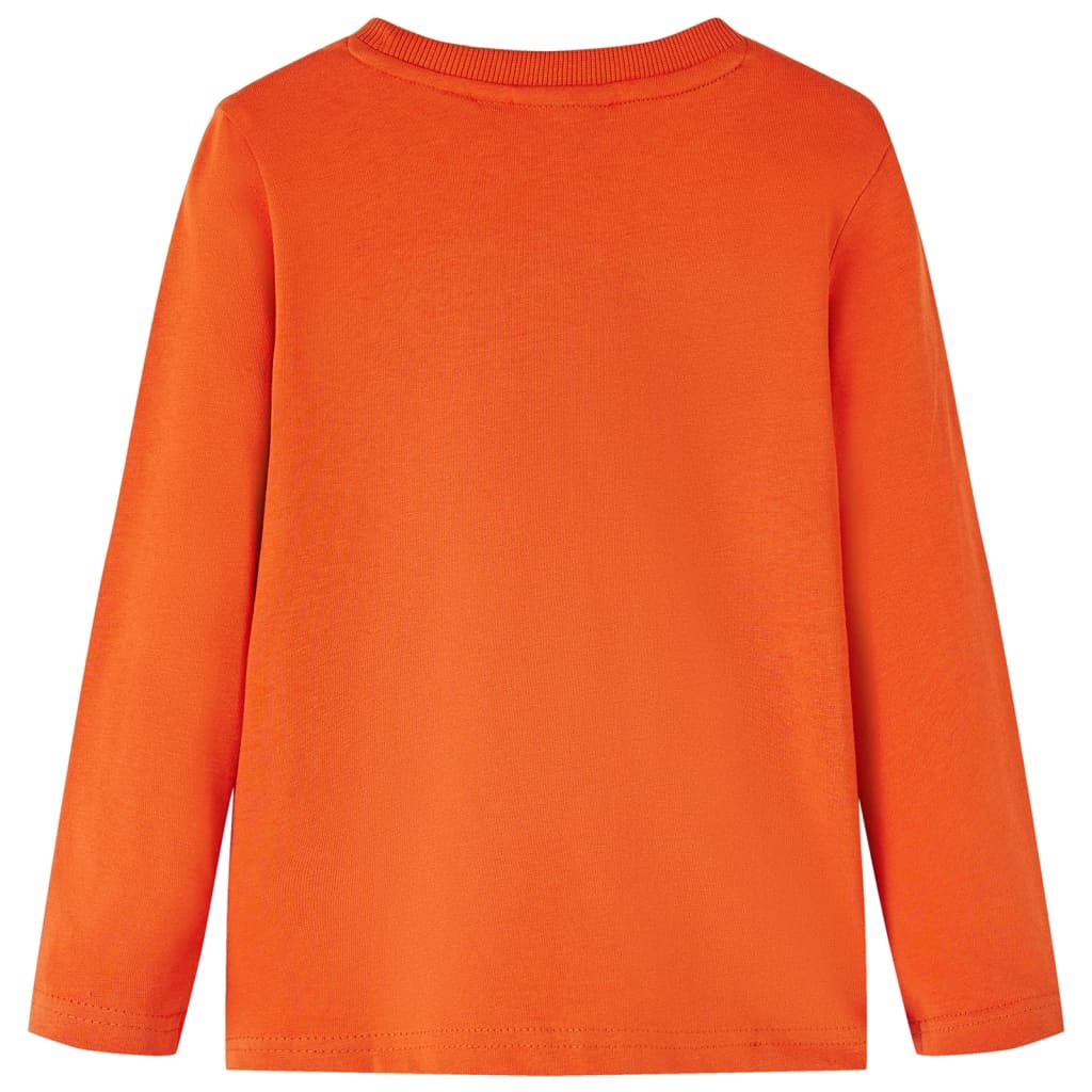 Vidaxl kindershirt met lange mouwen 92 oranje