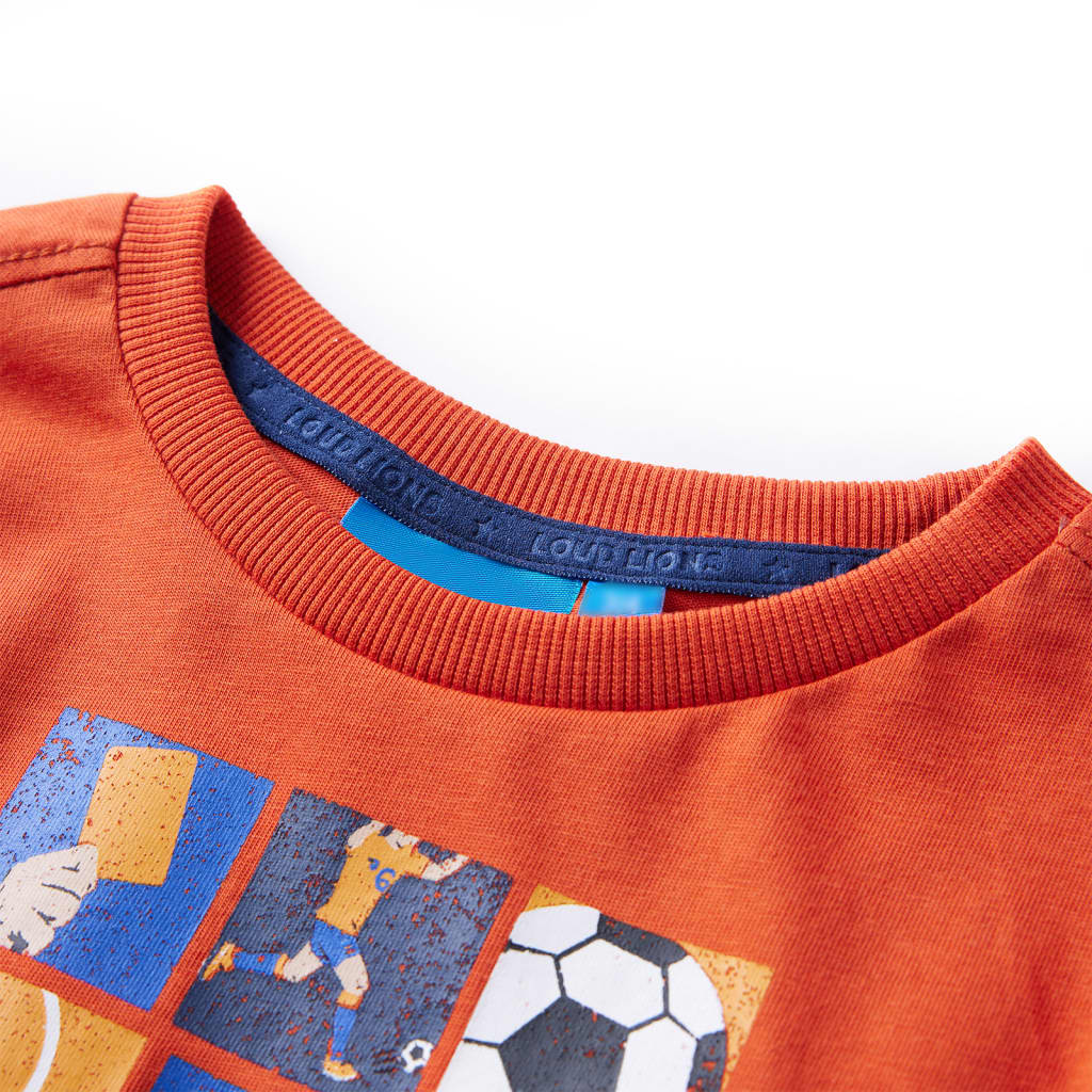 Vidaxl kindershirt met lange mouwen 104 oranje