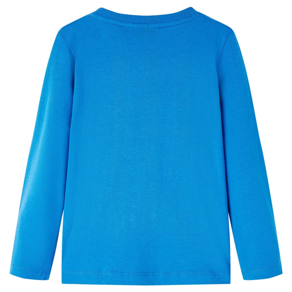 Vidaxl kindershirt met lange mouwen 116 kobaltblauw