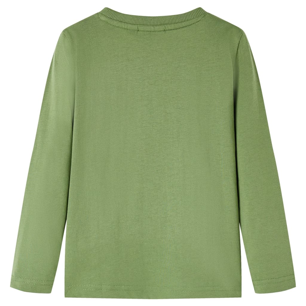 Vidaxl kindershirt met lange mouwen 116 lichtkakikleurig