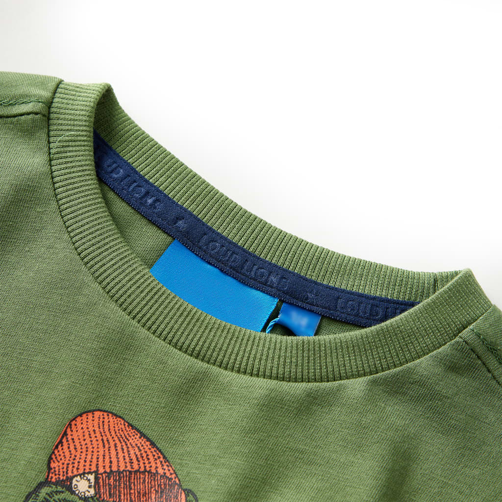 Vidaxl kindershirt met lange mouwen 128 lichtkakikleurig