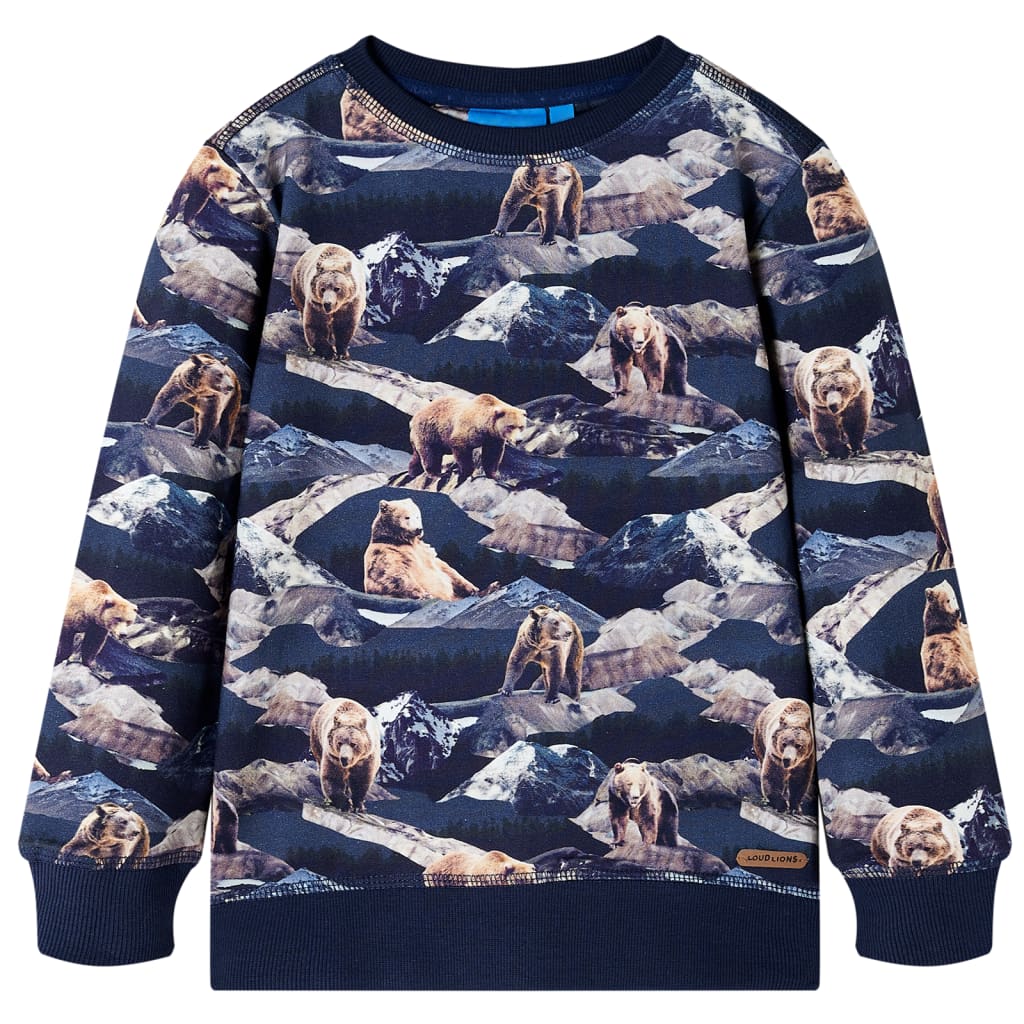 Vidaxl kindertrui 140 marineblauw