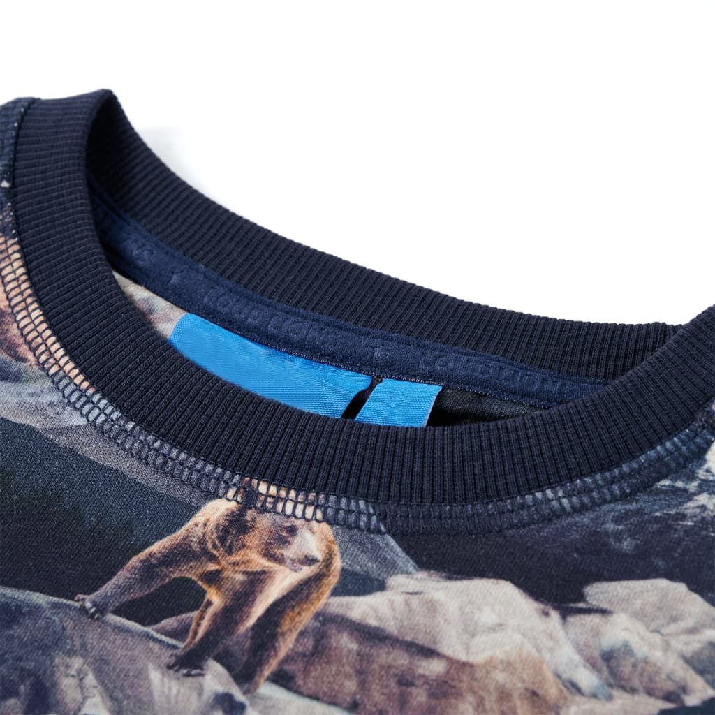 Vidaxl kindertrui 140 marineblauw