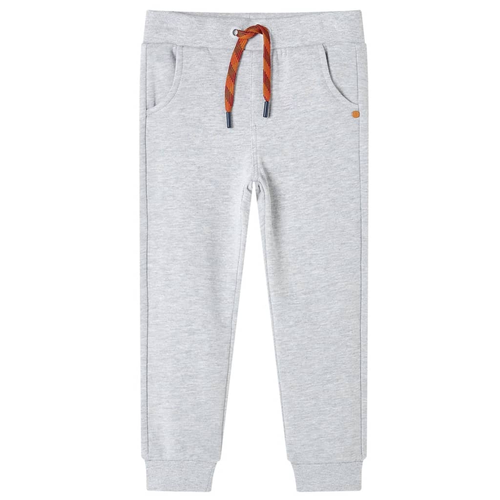 Vidaxl kinderjoggingbroek 104 gemêleerd grijs