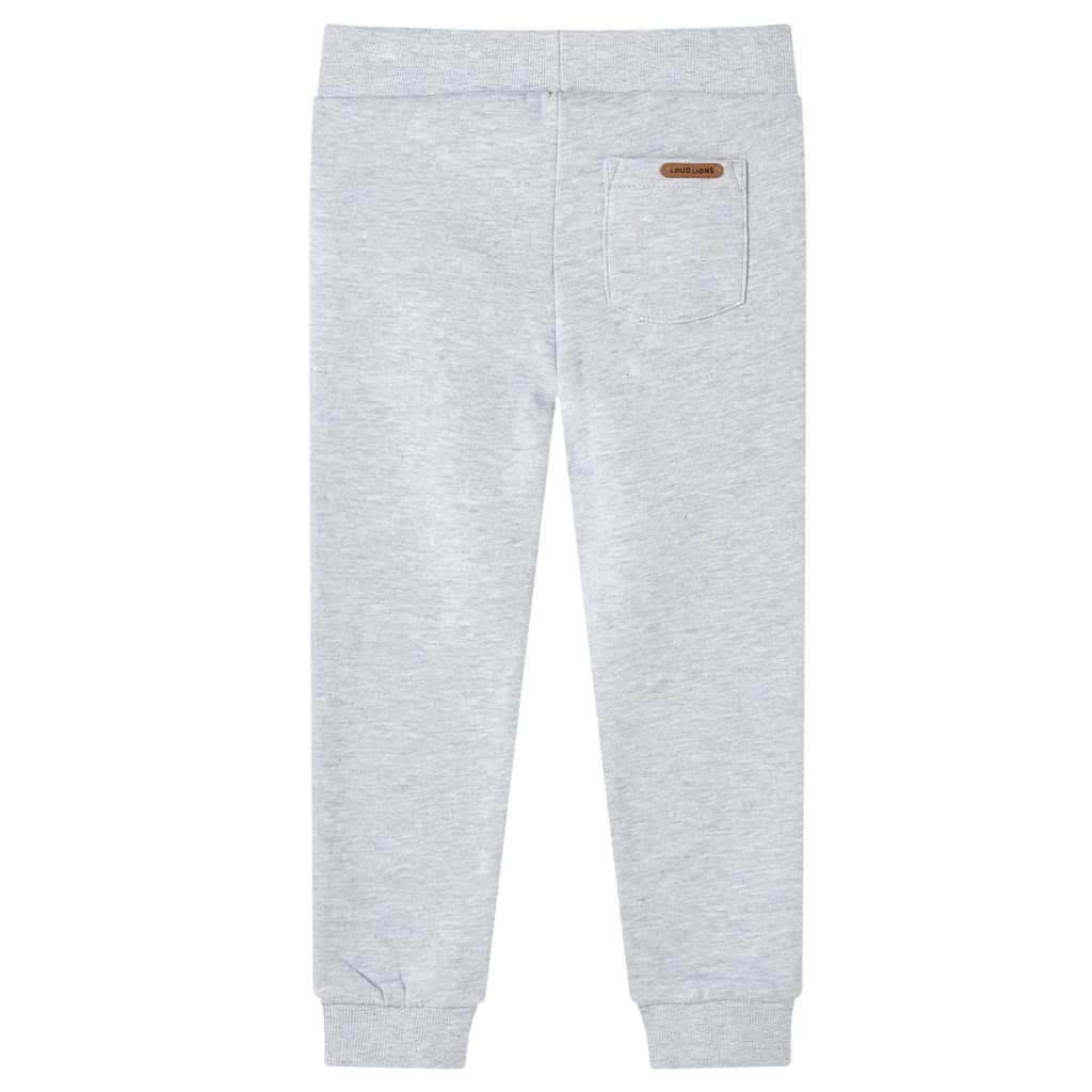 Vidaxl kinderjoggingbroek 140 gemêleerd grijs