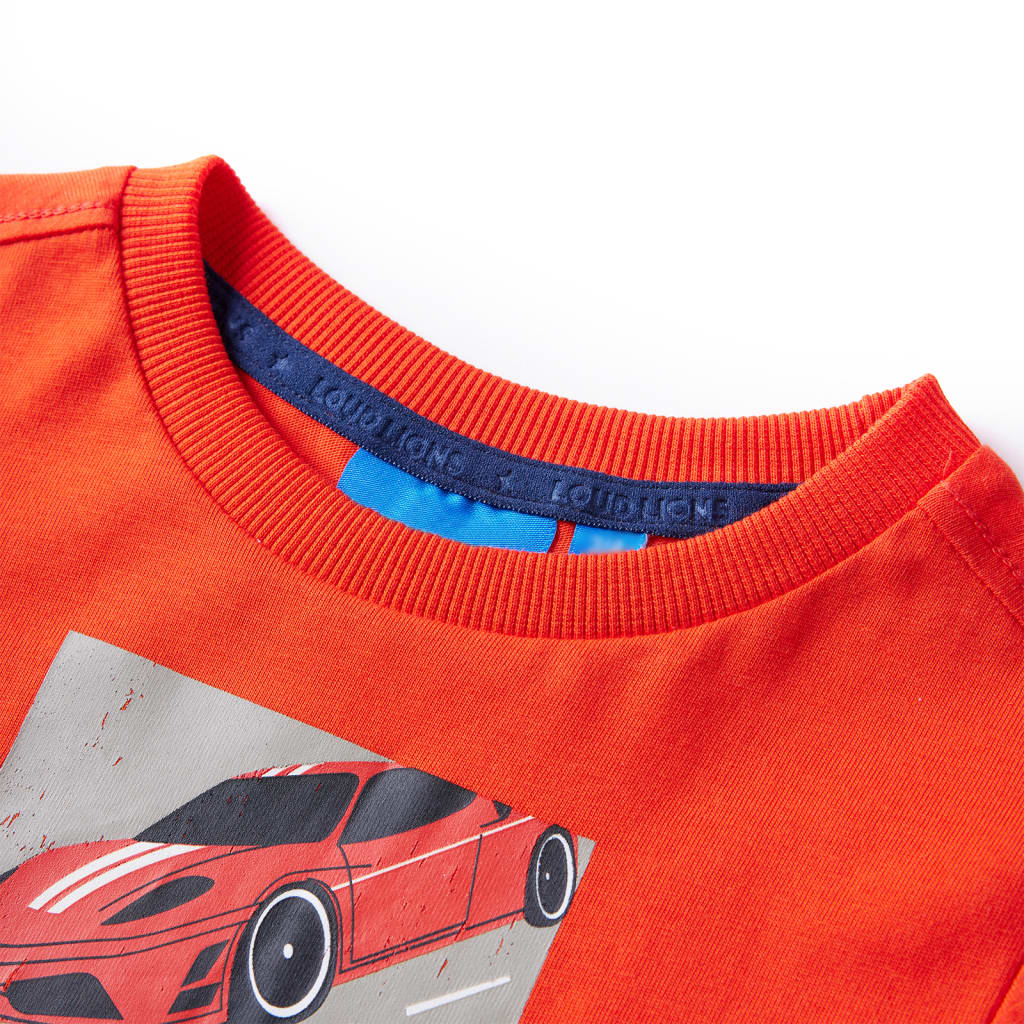 Vidaxl kindershirt met lange mouwen 104 felroranje