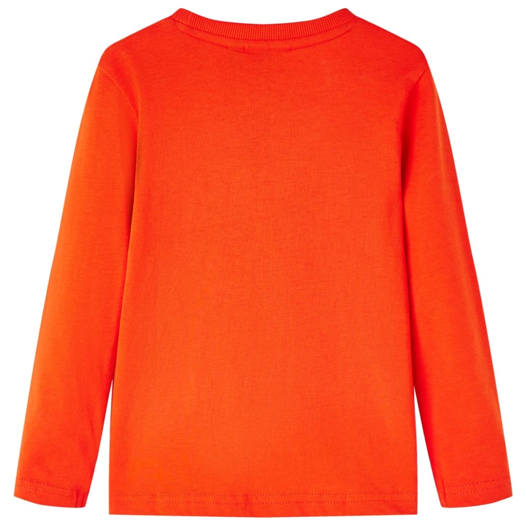 Vidaxl kindershirt met lange mouwen 104 felroranje
