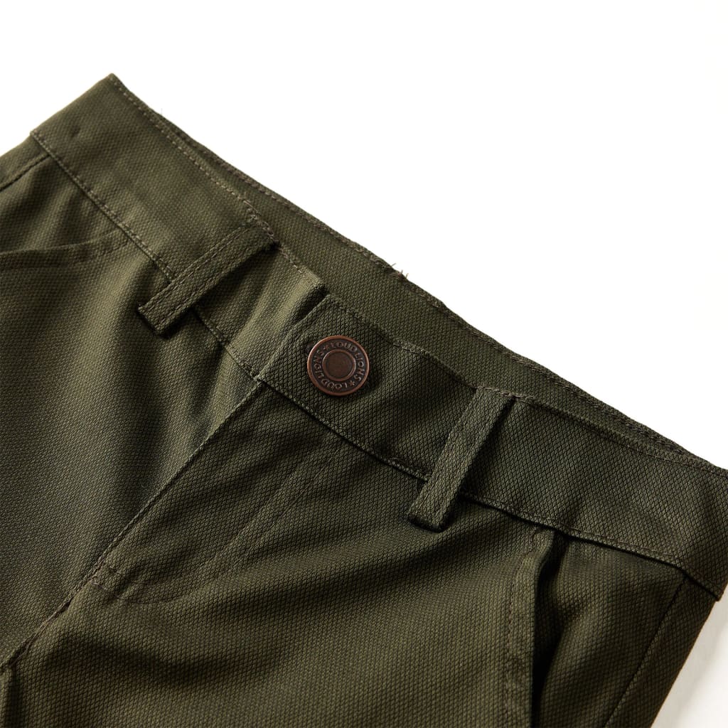 Vidaxl kinderbroek 128 kakikleurig