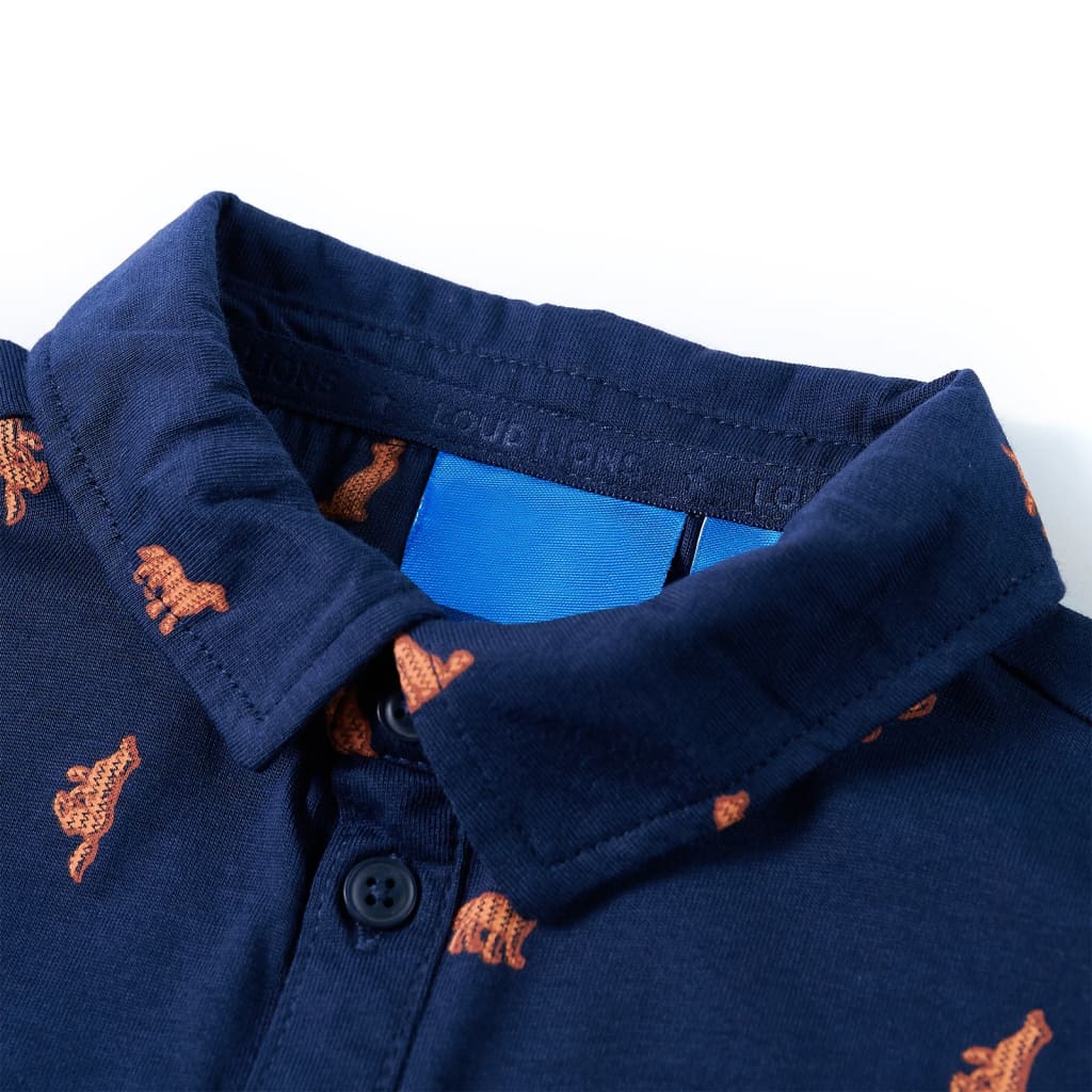 Vidaxl kindershirt 140 marineblauw