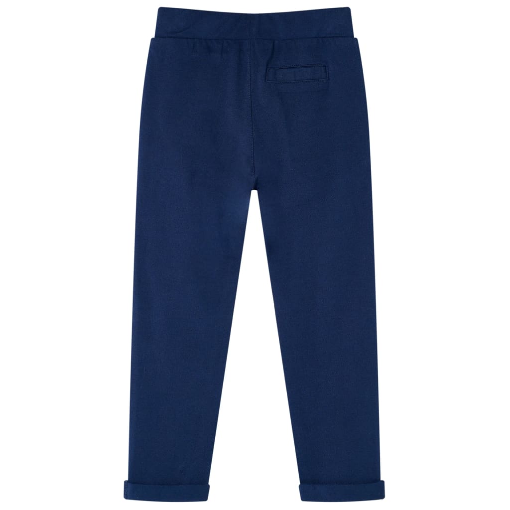 Vidaxl kinderbroek met trekkoord 104 marineblauw