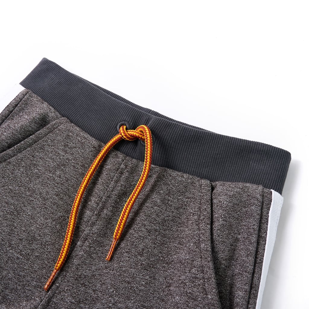 Vidaxl kinderjoggingbroek 116 gemêleerd donkergrijs