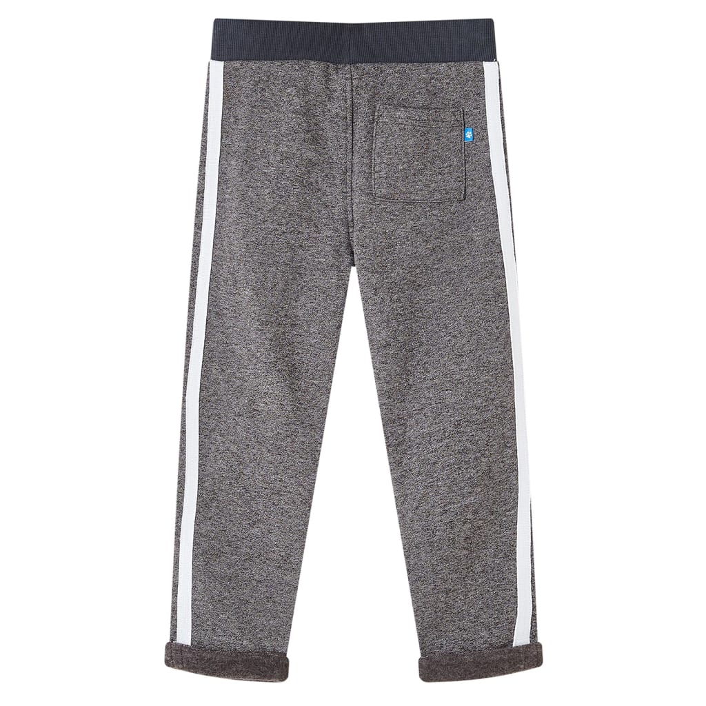 Vidaxl kinderjoggingbroek 140 gemêleerd donkergrijs