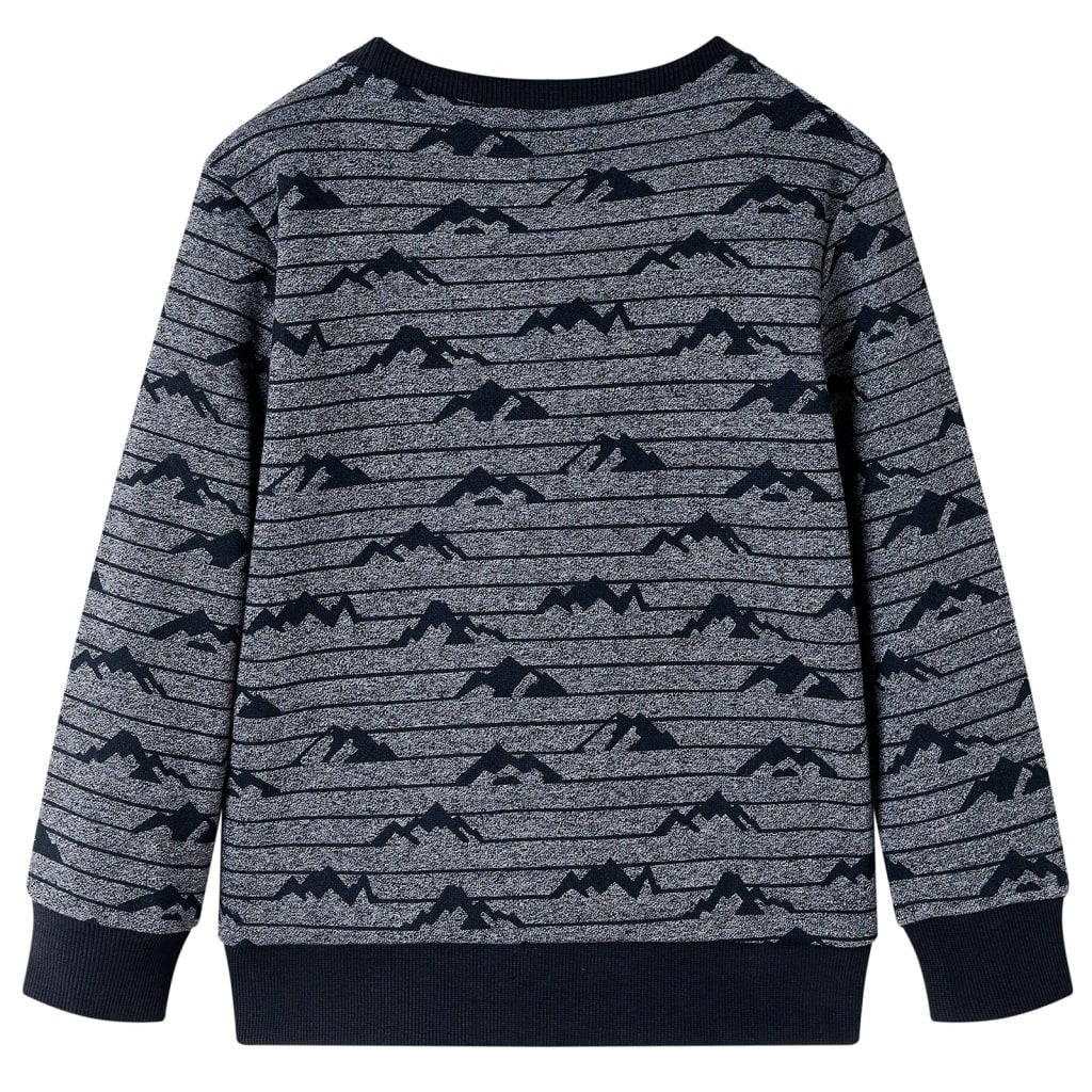 Vidaxl kindertrui 116 gemêleerd marineblauw