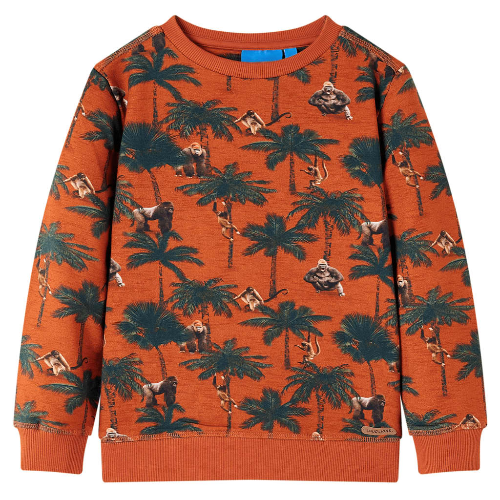 Vidaxl kindertrui 116 lichtroestkleurig