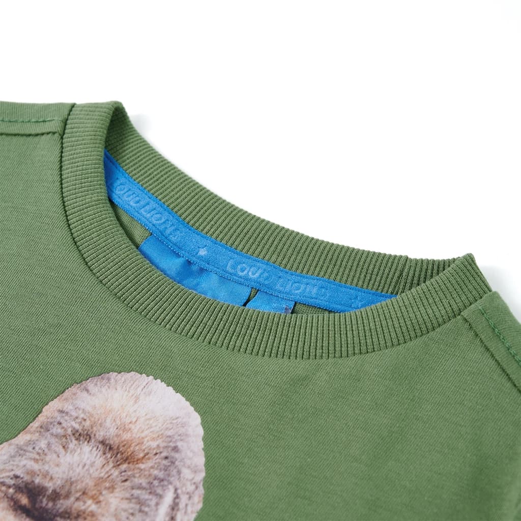 Vidaxl kindershirt met lange mouwen 116 lichtkakikleurig