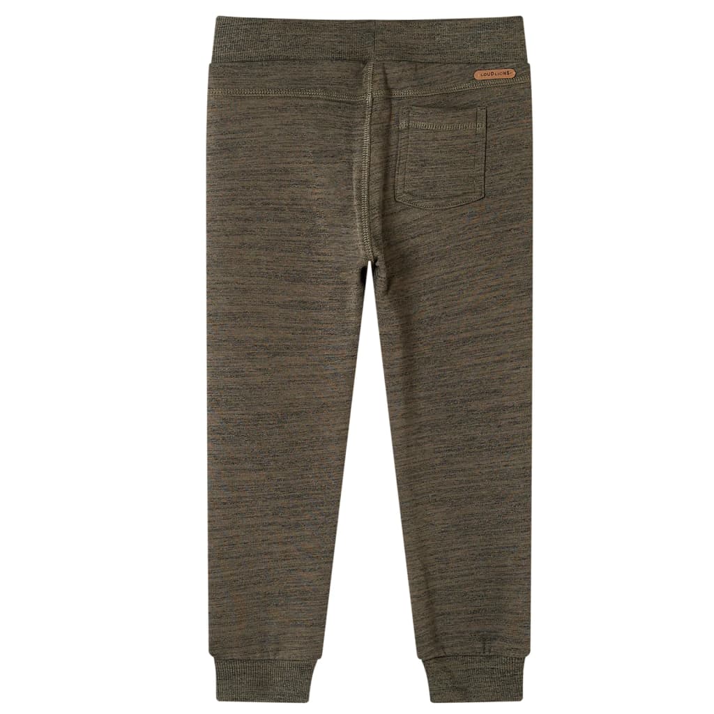 Vidaxl kinderjoggingbroek 128 gemêleerd donker kaki