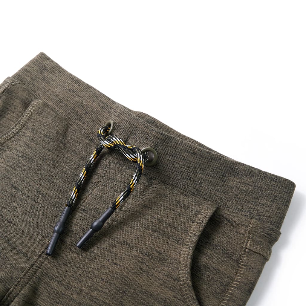 Vidaxl kinderjoggingbroek 128 gemêleerd donker kaki