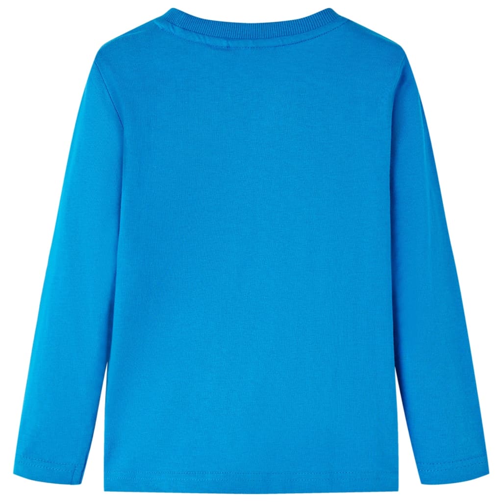 Vidaxl kindershirt met lange mouwen 104 kobaltblauw