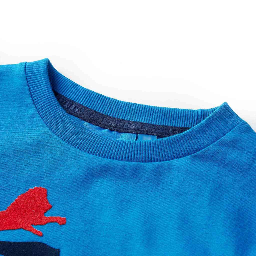 Vidaxl kindershirt met lange mouwen 104 kobaltblauw