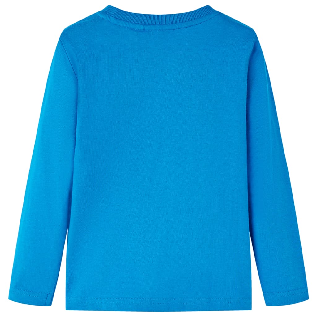 Vidaxl kindershirt met lange mouwen 128 kobaltblauw