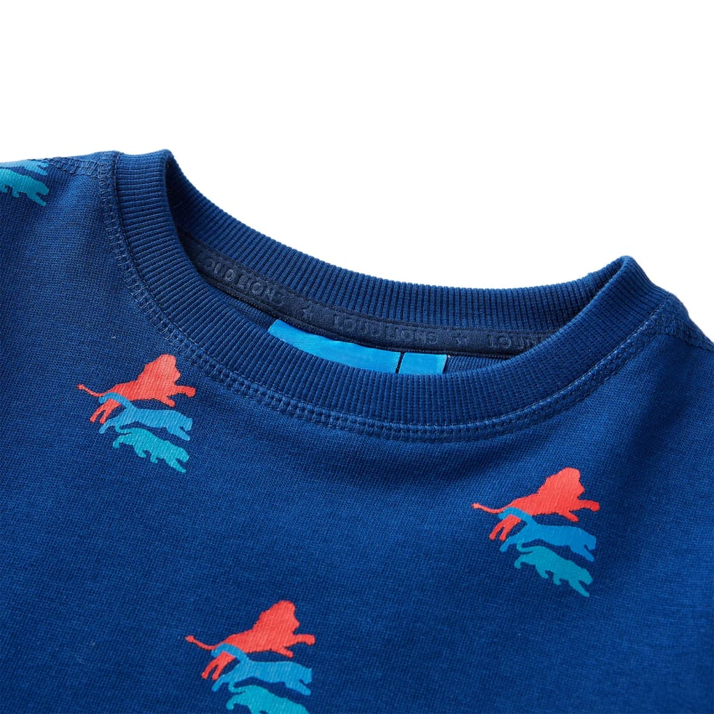 Vidaxl kindertrui 128 donkerblauw