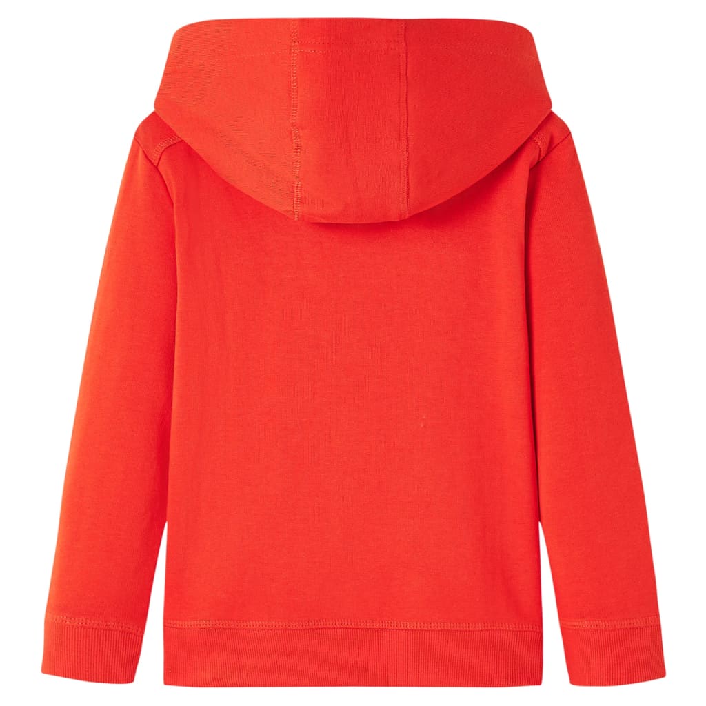 Vidaxl kindertrui met capuchon 128 rood