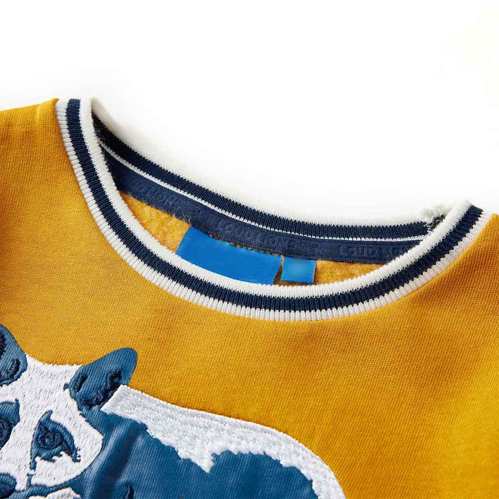 Vidaxl kindertrui 116 okerkleurig