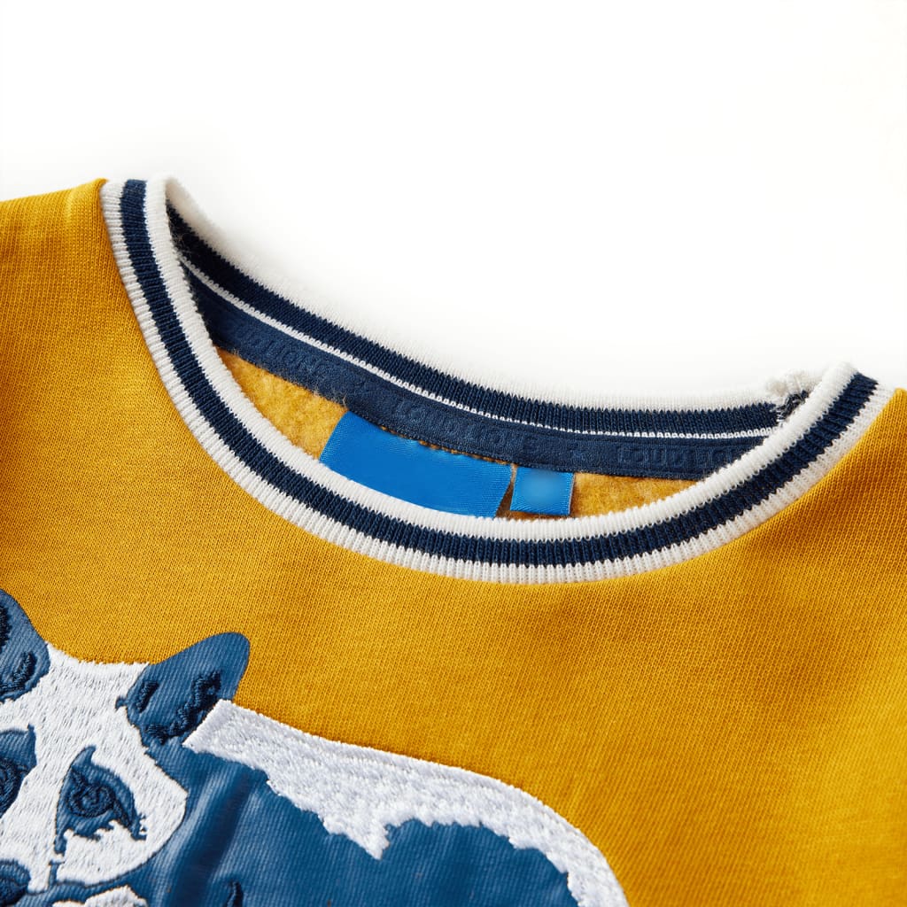Vidaxl kindertrui 128 okerkleurig