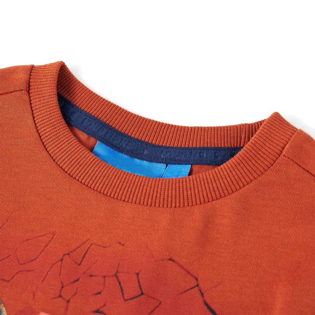 Vidaxl kindershirt met lange mouwen 116 lichtroestkleurig