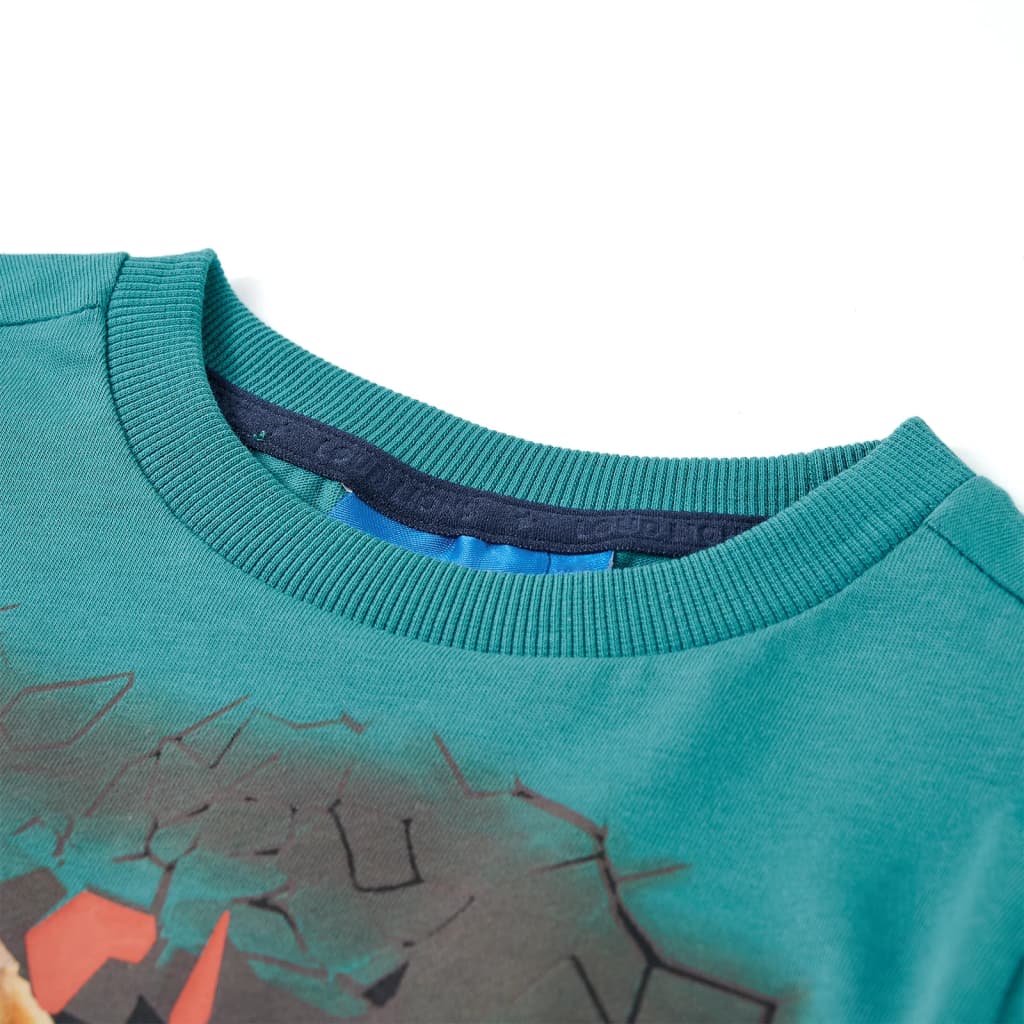 Vidaxl kindershirt met lange mouwen 104 donkerzeeblauw