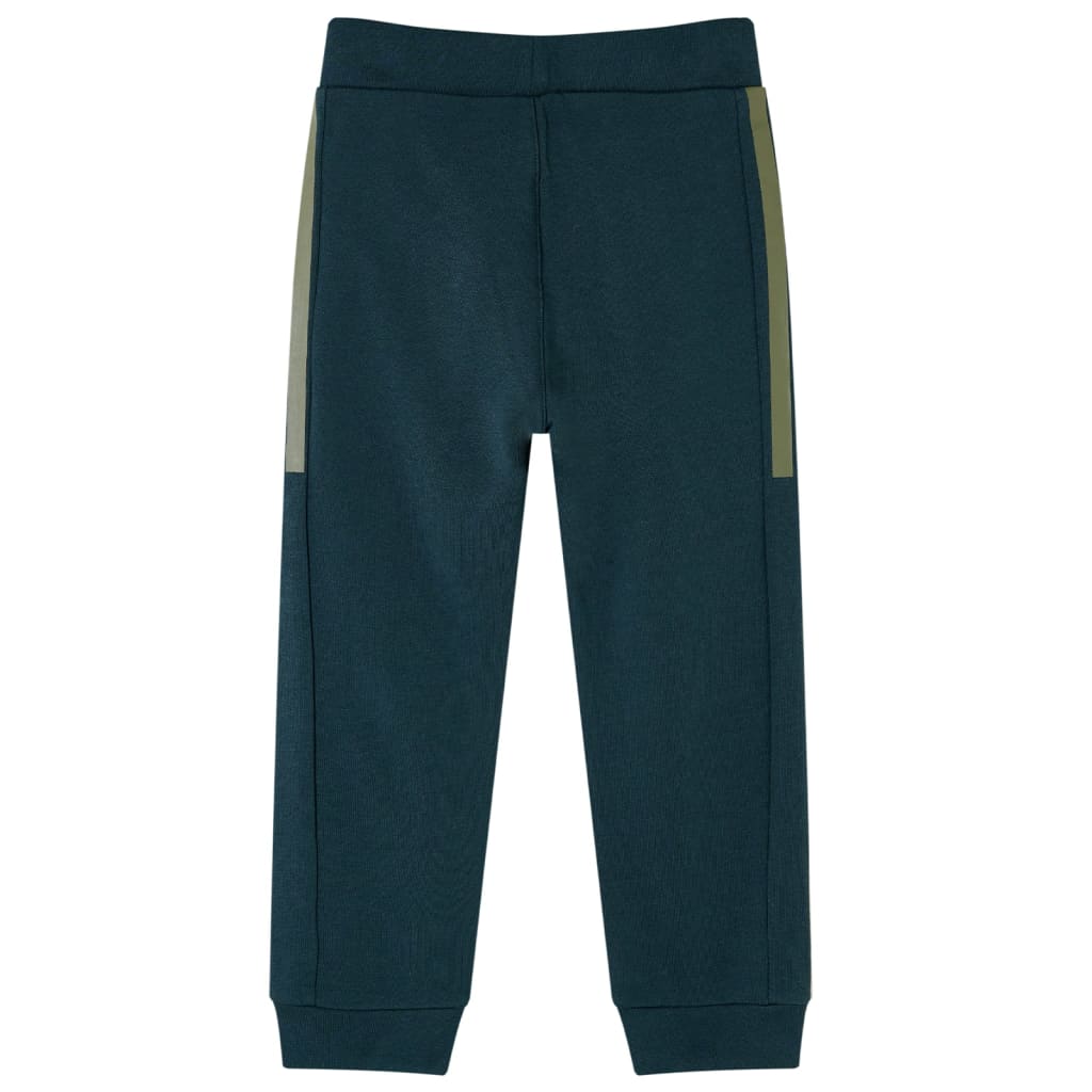 Vidaxl kinderjoggingbroek met trekkoord 140 mosgroen