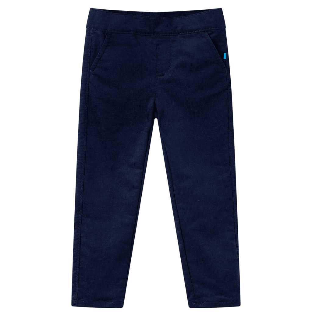Vidaxl kinderbroek 116 donker marineblauw