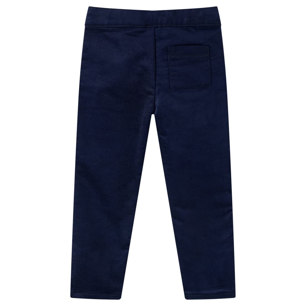 Vidaxl kinderbroek 116 donker marineblauw