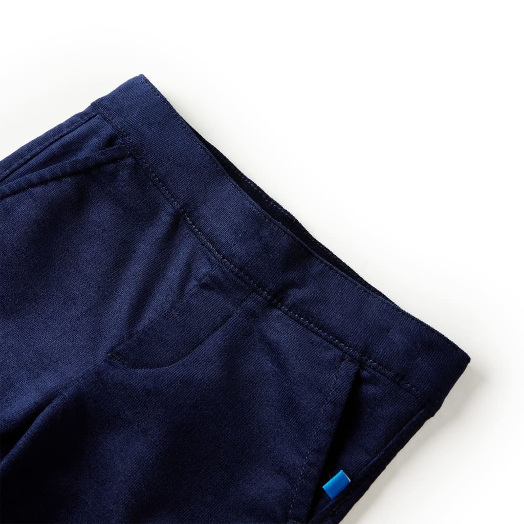 Vidaxl kinderbroek 116 donker marineblauw